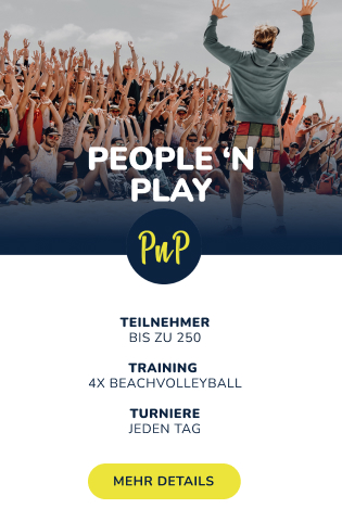People and Play Beachvolleyball Camp Beschreibung Teilnehmende Training und Tunieranzahl