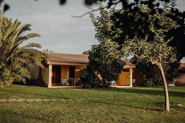 Villagio Piscina Rei Sardinia accommodation bungalow from the outside