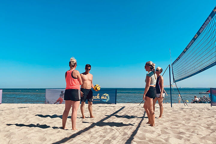 Participants of the Beach Volleyball Camp in Germany, Sierksdorf