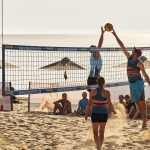 Show Beachvolleyball Match in Chalkidiki