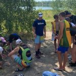 Ausflug mit Jugendlichen des Beachvolleyball Camps in die Natur