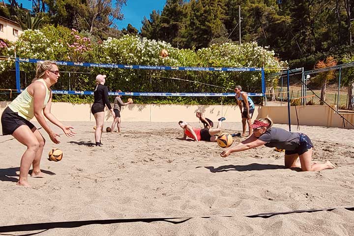 Beachvolleyball Training in Chalkidiki